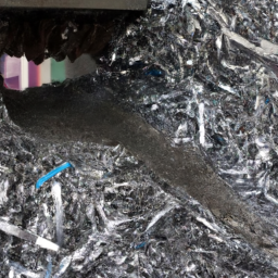 steel scrap shredder machine