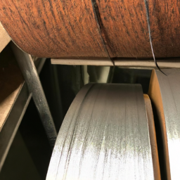 wood grain aluminum trim coil