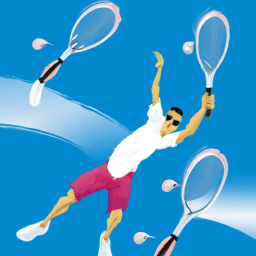 flying with tennis rackets