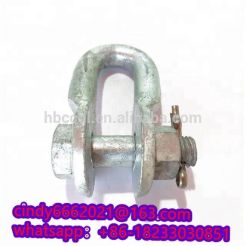 Factory Supply HDP Iron Forged U Shackles with Clevis PIN